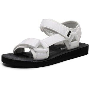 Dream Pairs Sandals Size 11 White Adjustable Strap Arch Support Durable Footbed